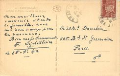 CPA Caen (Calvados) L'Egilse St Pierre vue de la rue St Jean