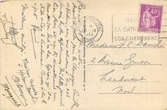 CPA Reims la Cathedrale