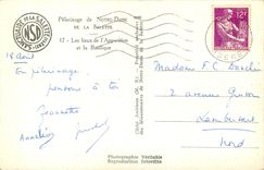 CPA Pelerinage de N D de la Salette les lieux de l'Apparitiion et la Basilique