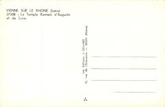 CPA Vienne sur le Rhone (Isere) Le temple Romain d'Auguste et de Livie