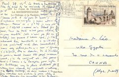 CPA Le Joyau de l'Angoumois La Rochefoucauld Le chateau et la Tardoire