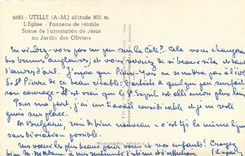 CPA Utelle (A M) Alt 800 m L'Eglise Panneau de retable Scene de l'arrestation de Jesus au jardin des