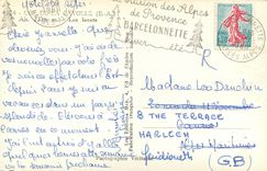 CPA Col de la Yolle (B A) Alt 2326 m les lacets