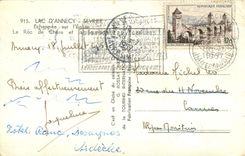 CPA Lac d'Annecy Sevrier Echappee sur l'Eglise Le Roc de Chere