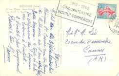 CPA Grenoble (Isere) Cours Jean Jaures au fond La Bastille