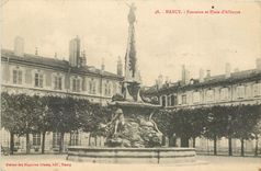 CPA Nancy Fontaine et Place d'Alliance