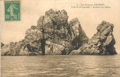 CPA Les Environs d'Hyeres L'Ile dePorquerolle Rochers des Medes
