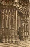 CPA Chartres La Cathedrale Portail statue colonnes (XIIe s)