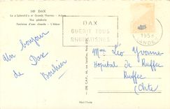 CPA Souvenir de Dax Le Splendid et Grands Thermes Arens Vue generale
