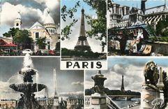 CPA Paris et ses Merveilles L'eglise Saint Pierre et le Sacre Coeur de Montmartre