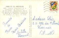 CPA Paris et ses Merveilles L'eglise Saint Pierre et le Sacre Coeur de Montmartre