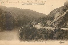 CPA La Bourboule Route du Barrage