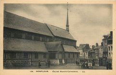 CPA Honfleur Eglise Sainte Catherine
