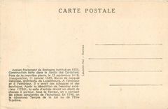 CPA Rennes Palais de Justice (Monument historique)