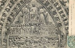 CPA N D Facade Tympon de Portail