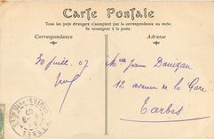 CPA N D Facade Tympon de Portail