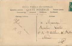 CPA Migon va l'ame en deuil devant elle toujours sans un visage ami pour eclairer ses jours