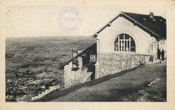 CPA Lourdes la Gare en haut du Pic du Jer PD