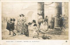 CPA Salon E Vassari Entree du Gladiateur