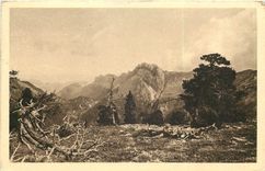 CPA Dent de Crolles Vue sur les Lances de Mallissard Fond Le Granier