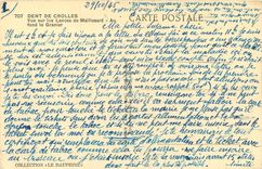 CPA Dent de Crolles Vue sur les Lances de Mallissard Fond Le Granier