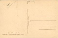 CPA Lac de Sarrans (Barrage de la Truyere) Rochers pres la Deveze