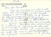 CPSM Abbaye d'Hautecombe sur le bord du lac du Bourget (Savoie)