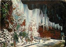 CPSM Les Alpes Maritimes les Gorges du Cians en Hiver Route de Touel sur Var a Beuil
