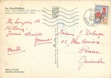 CPSM Les Alpes Maritimes les Gorges du Cians en Hiver Route de Touel sur Var a Beuil