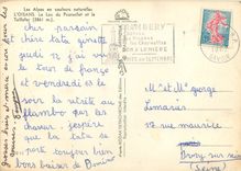 CPSM Les Alpes en Couleurs naturelles l'Oisans le Lac du Poursollet et le Taillefer (286 m)