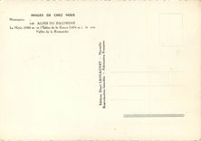 CPSM Alpes du Dauphine La Meije (3983 m) et l'Eglise de la Gave (1474 m) le soir Vallee de la Romanc