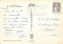 CPSM Lisieux vue vers la Basilique