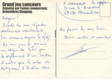 CPSM Gand jeu Concours Organise par L'Union commerciale Armentieres Shopping