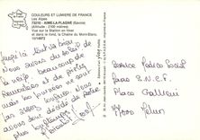 CPSM Aime la Plagne (Savoie) (Alt 2100 m) Vue sur la Station en hiver et dans le fond la chaine du M