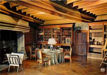 CPSM Chateau de Meillant (Cher) La Bibliotheque