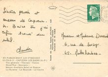 CPSM Capvern les Bains (H P) Vue generale Thermes Casino Grand Ru Mauvezin