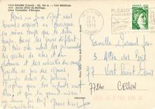 CPSM Salers (Cantal) ALT  950 m cite Mediavale Ancien Hotel du Baillage Place Tyssandier d'Escours