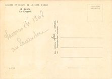 CPSM Le Rayol La Chapelle