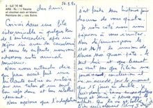 CPSM Ile de Re Ars Ruillo Fleurie et clocher noir et Blanc