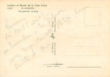 CPSM Le Lavandou Vue generale la Plage