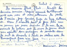 CPSM Menton Vue generale le nouveau Port vue prise de la Frontiere Franco Italienne