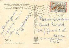 CPSM Grenoble ville olympique l'anneau de patinage de Vitesse le palais de galce