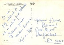 CPSM Guillaumes Alpes Mmes alt 800 m