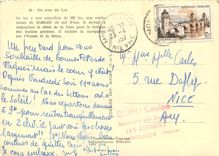 CPSM Un Coin du Lac Le Lac a une superficie de 360 ha