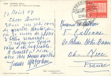 CPSM Verbier 1500 m le massif du Trient et le Catogne