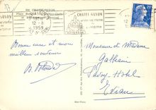 CPSM Chatelguyon Place Brosson Theatre Casino et Etablissement Thermal