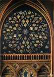 CPSM Paris La Sainte Chapelle Grande Rose de la Facade
