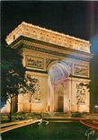 CPSM Paris et ses Merveilles l'arc de triomphe de l'Etoile (1806 1836) Illumine