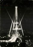 CPSM Paris La Tour Eiffel illumine