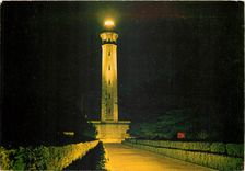 CPSM Il de Re (Charente Maritime) Le phare des Baleines Effet de nuit